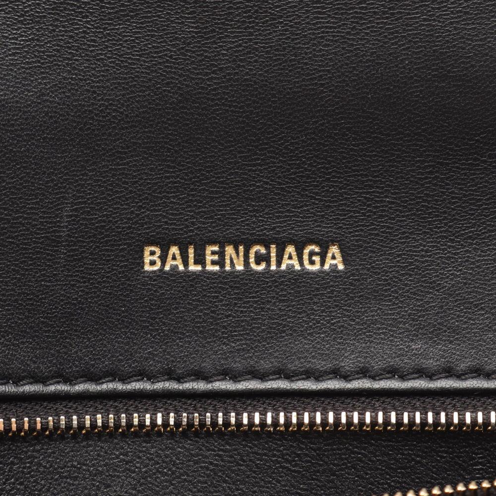 Balenciaga Hourglass Handbag Leather Black - Picture 4 of 9